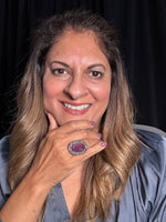 Pink Sapphire Diamond Ring | Ulka Rocks