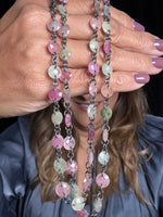 Pink Sapphire Sterling Silver Necklace | Ulka Rocks