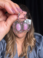 Pink Pink Sapphire and Tourmaline Earrings | Ulka Rocks