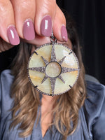 Yellow Sapphire Starburst Pendant | Ulka Rocks