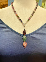 Rare Brown Tourmaline Nuggets Drop Pendants | Ulka Rocks