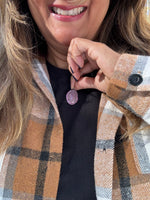 Pink Pink Sapphire Pendant Made with Sterling Silver | Ulka Rocks