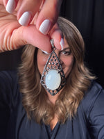 Black Moonstone and Black Spinel Pendant | Ulka Rocks