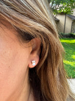 Moonstone Diamond Studs | Ulka Rocks