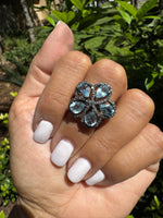 Blue Aquamarine Rings - Size 7 | Ulka Rocks