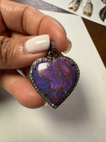 Opal jewelry alternate angle showing natural stone variation