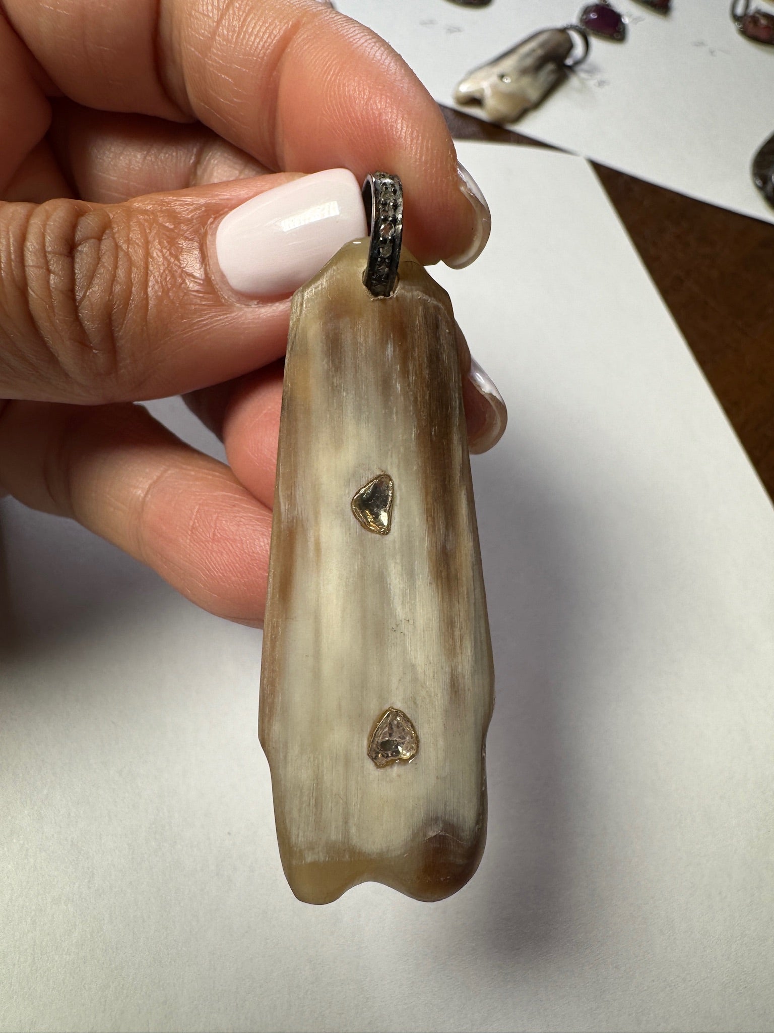 Opal jewelry styled for wear showing scale and drape
