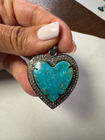 Opal jewelry alternate angle showing natural stone variation