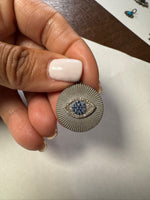 Opal jewelry alternate angle showing natural stone variation