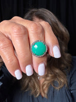 Diamond Sterling Silver Ring | Ulka Rocks