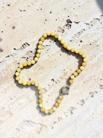 18" Yellow Opal Necklace & Yellow Yellow Aquamarine Pendant | Ulka Rocks