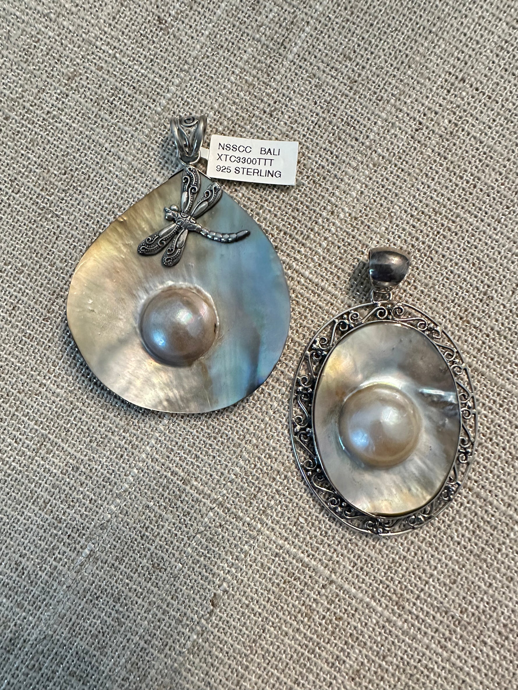 Blister White Pearl Pendants | Ulka Rocks