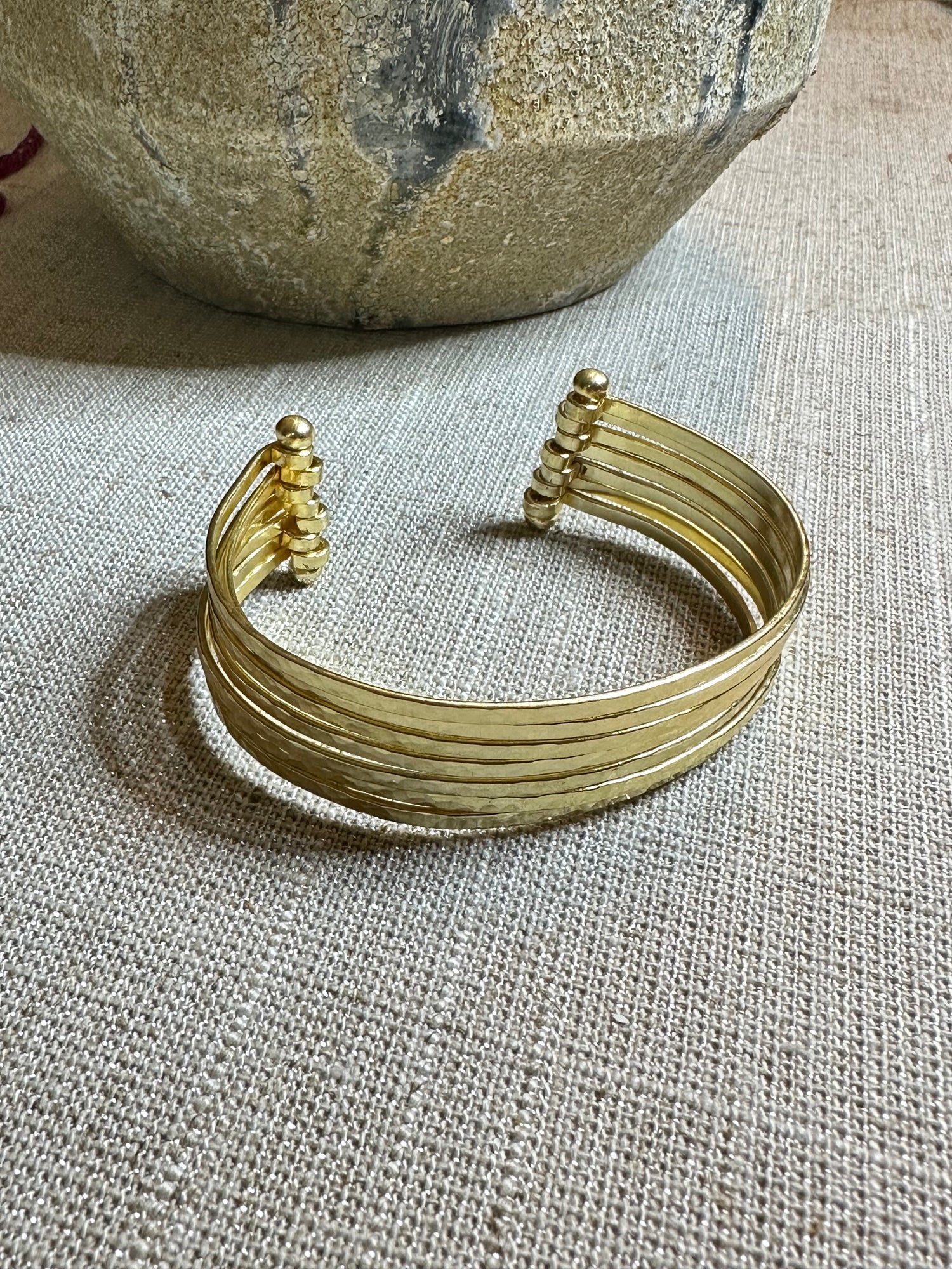 Gold Layered Cuff | Ulka Rocks