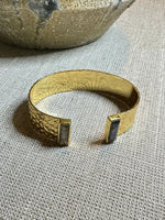 Hammered Labradorite Cuff | Ulka Rocks