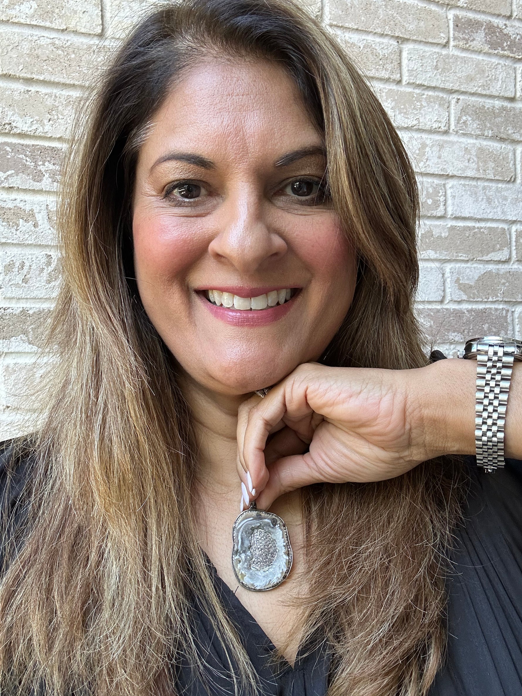 Druzy Diamond Pendant | Ulka Rocks