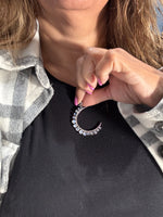 Moonstone Diamond Moon Pendant | Ulka Rocks