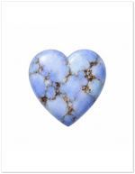 Golden Hill Turquoise Heart Greeting Cards, Pack of 10 | Ulka Rocks