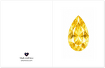 Citrine Birthstone Greeting Cards, Pack of 10 | Ulka Rocks