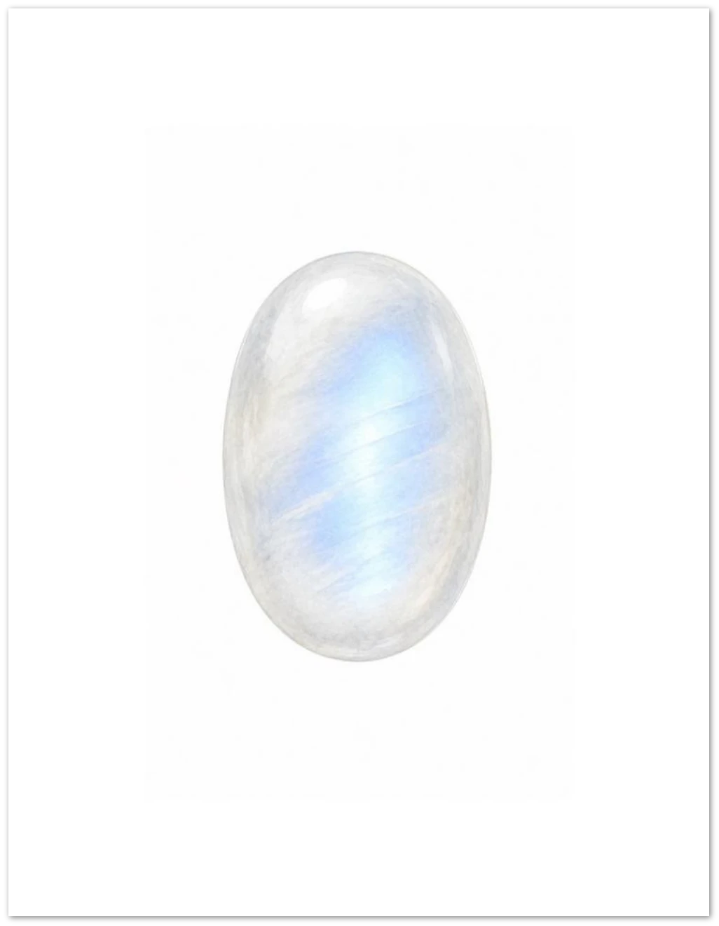 Moonstone Birthstone Greeting Cards, Pack of 10 | Ulka Rocks