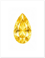Citrine Birthstone Greeting Cards, Pack of 10 | Ulka Rocks
