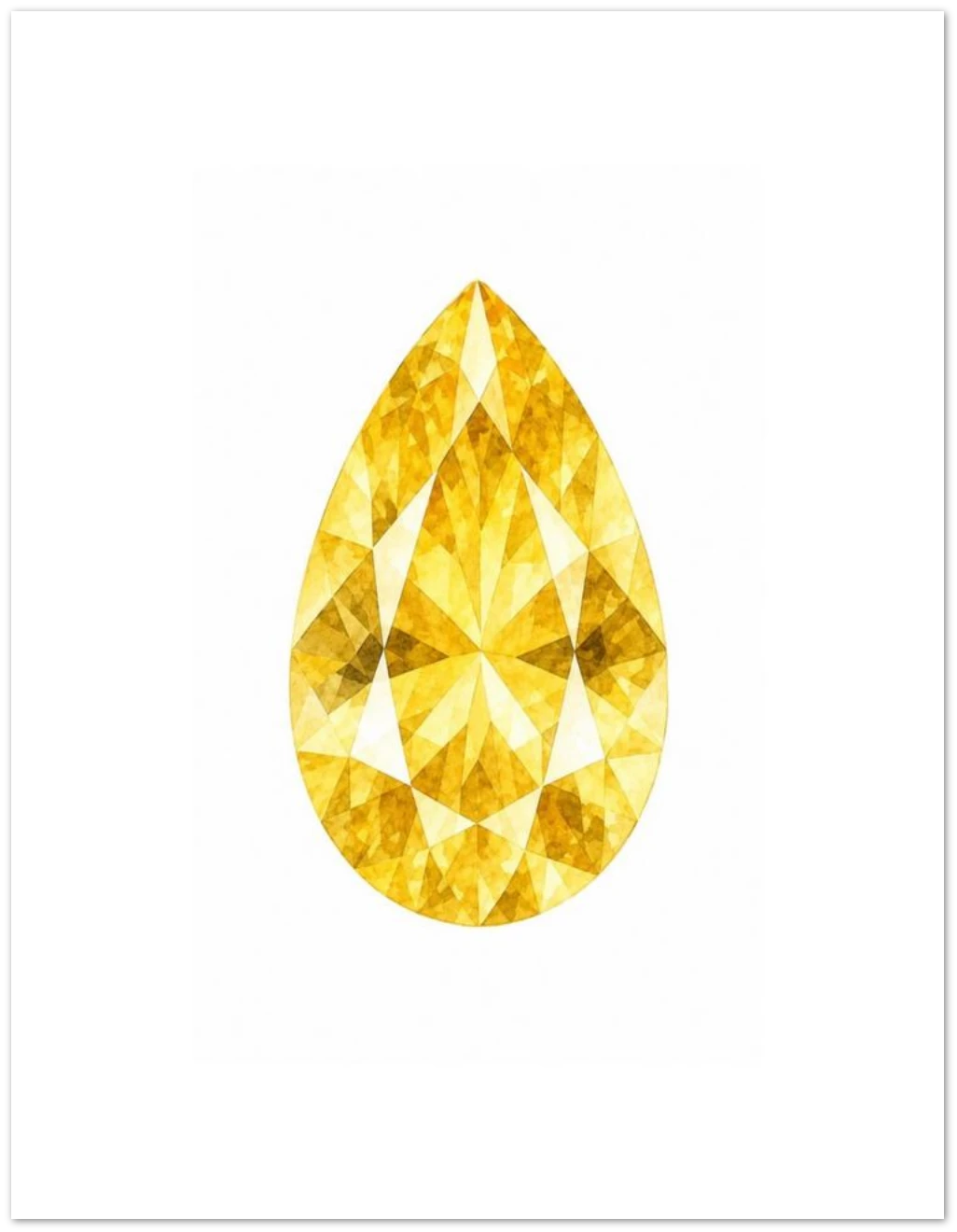 Citrine Birthstone Greeting Cards, Pack of 10 | Ulka Rocks