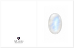Moonstone Birthstone Greeting Cards, Pack of 10 | Ulka Rocks