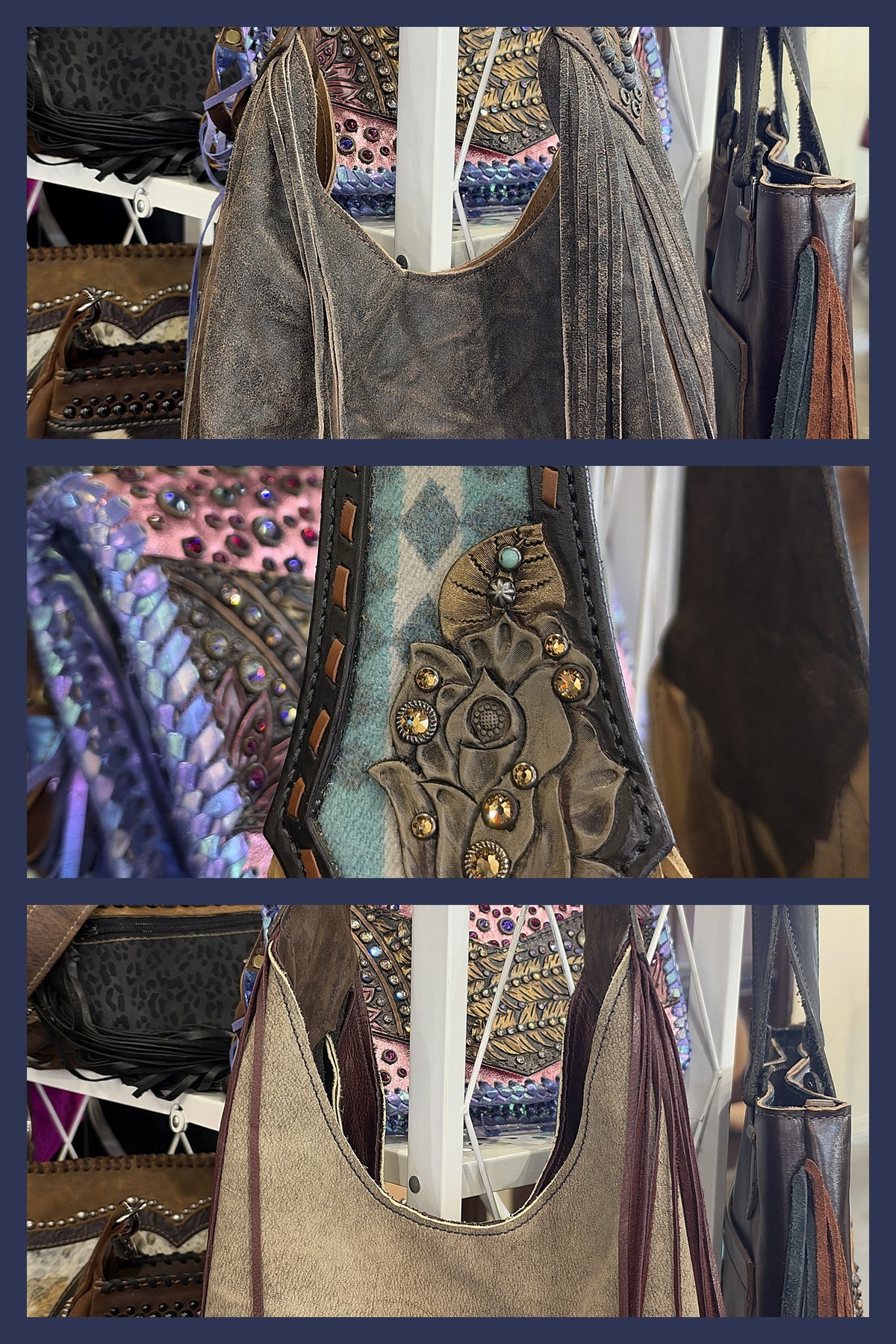 Heritage Brand purses, hand numbered, featured on Yellowstone