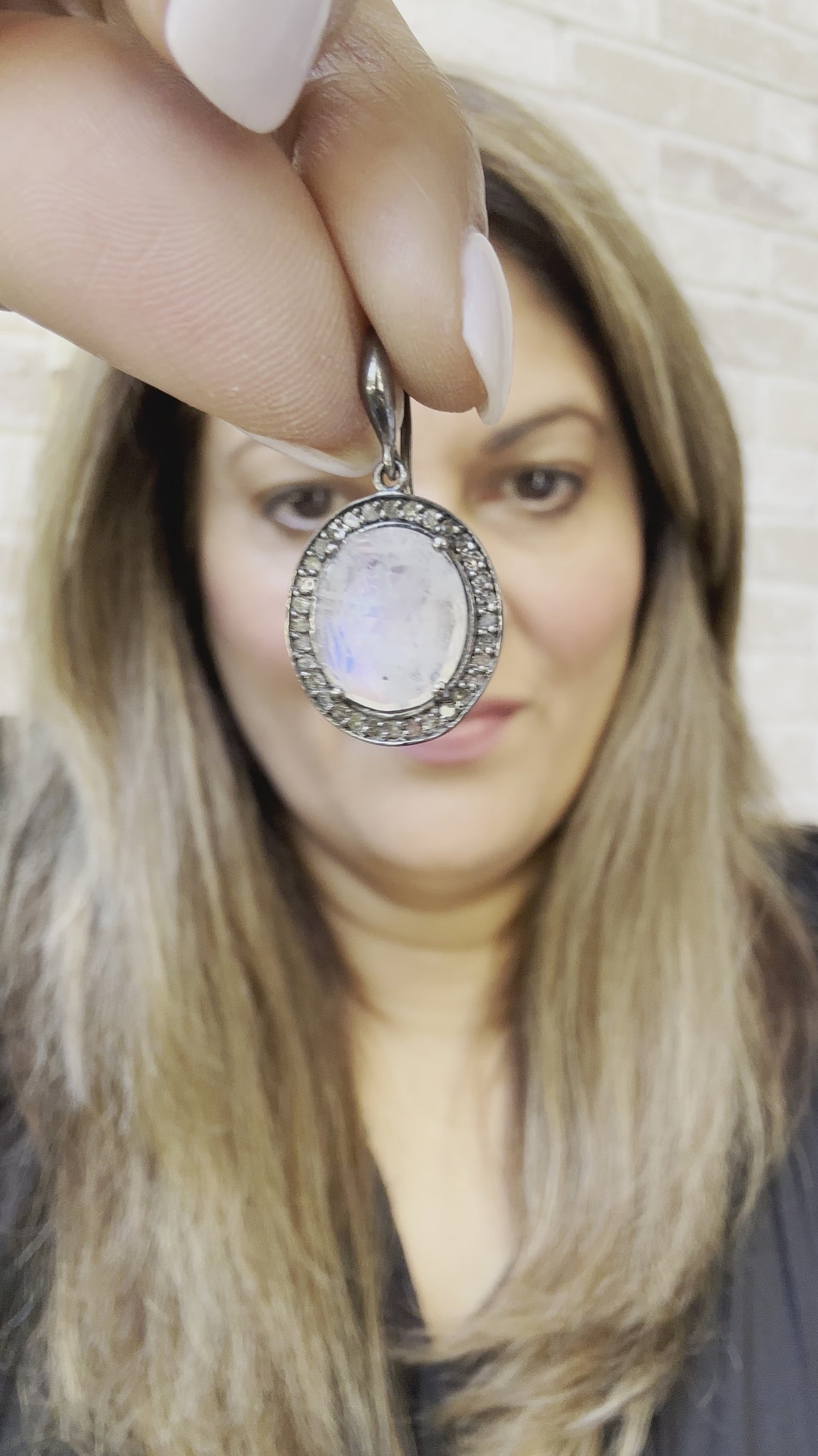Small Moonstone Drop Earrings | Effortless Elegance | Lunar Glow