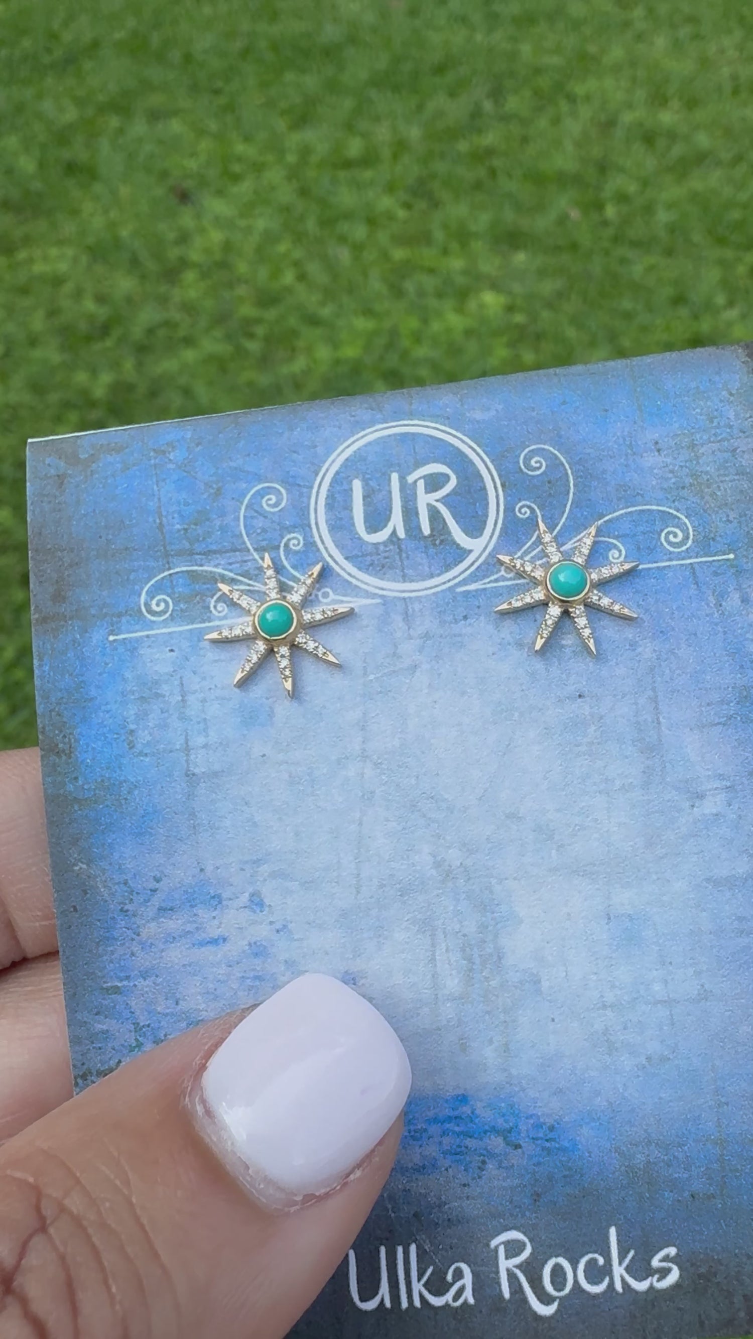 Turquoise Starburst Studs | Seasonal Transition | Heritage Hue