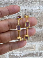 Gemstone Earrings and Bracelets - Amethyst | Ulka Rocks