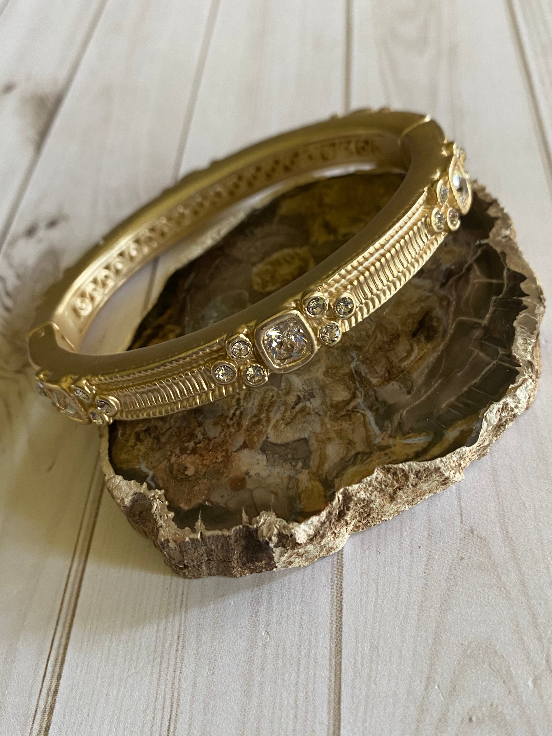 Shiloh Bracelet - Gold Cz Square | Ulka Rocks