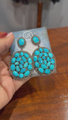 Sleeping Beauty Turquoise Statement Earrings
