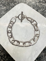 Sterling Silver Link Chain Bracelet | Ulka Rocks