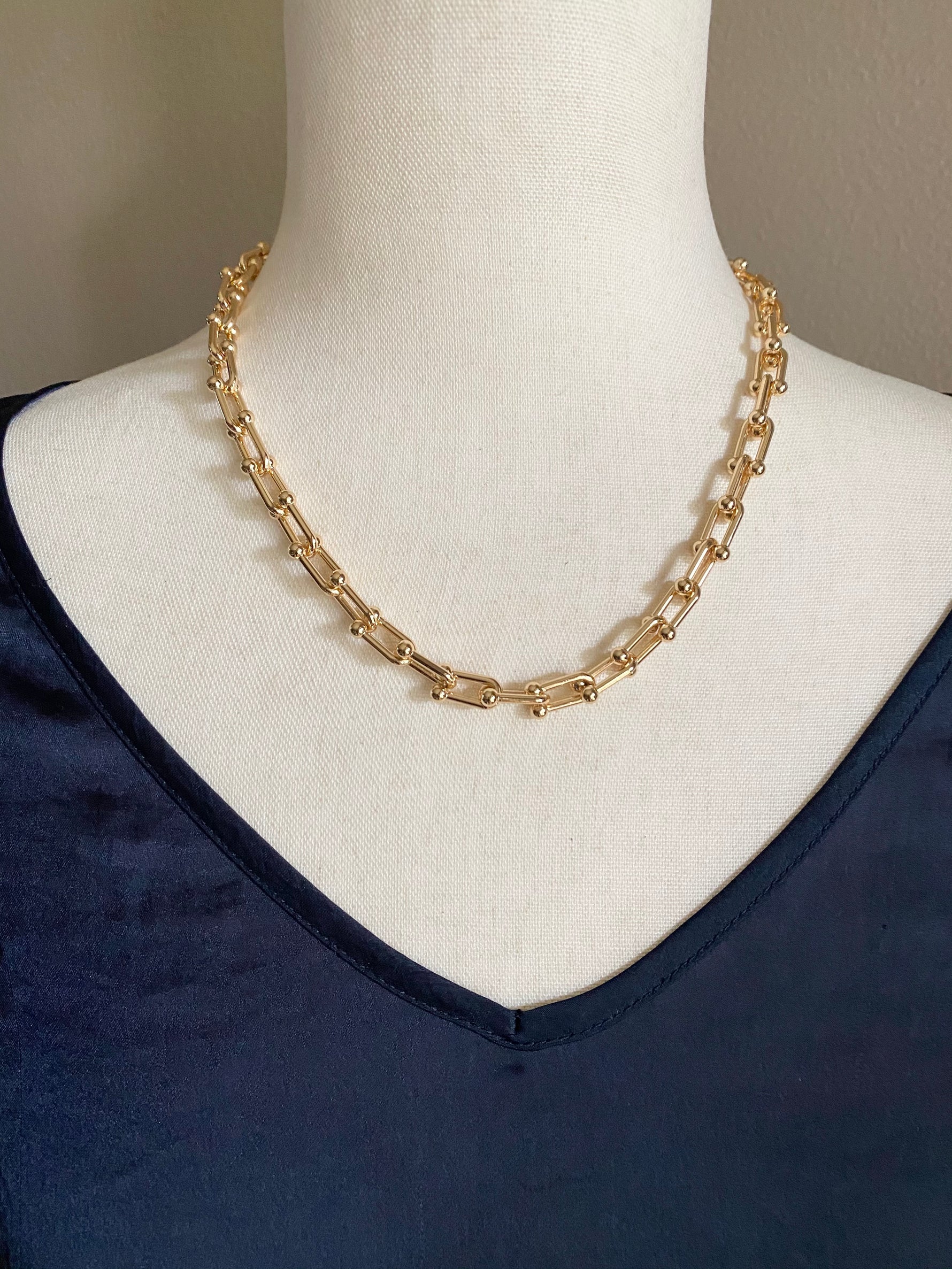Tira Collection - Ball Hook Chain Necklace and Bracelet | Ulka Rocks