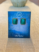 Natural Gemstone Sterling Silver Stud Earrings | Ulka Rocks