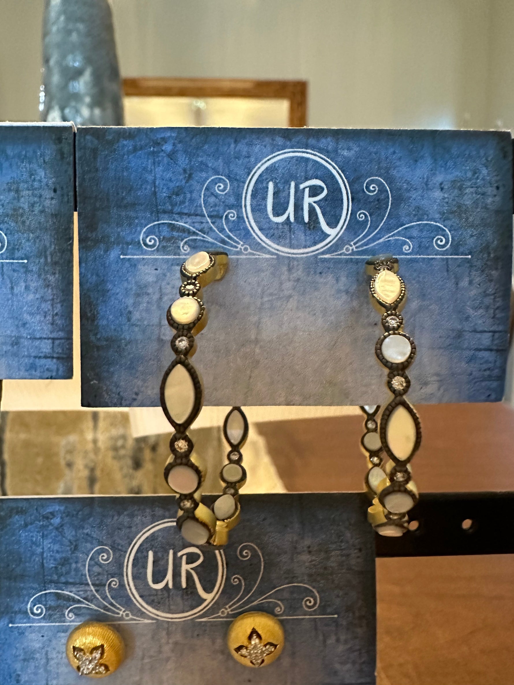 Silver and Gold Plated Earrings | Ulka Rocks