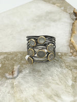 Sterling Silver Confetti Rings | Ulka Rocks