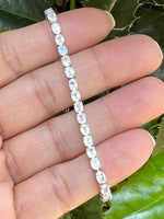 Rainbow Blue Moonstone Tennis Bracelet | Ulka Rocks