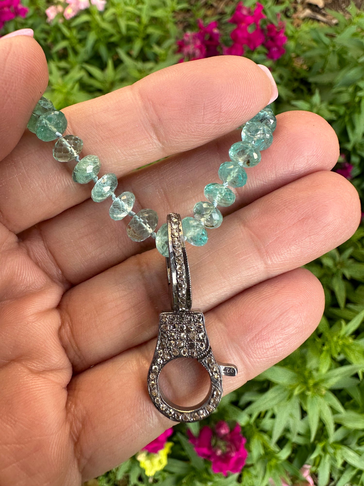 Diamond pendant in Sterling Silver by Ulka Rocks