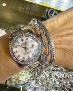 Sterling Silver Link Chain Bracelet | Ulka Rocks