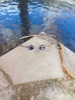 Eden Collection - Gemstone Sterling Silver Bracelet Cuffs - Multiple Stones Available | Ulka Rocks