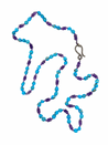 32” Campitos Turquoise and Amethyst Necklace