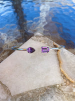 Eden Collection - Gemstone Sterling Silver Bracelet Cuffs - Multiple Stones Available | Ulka Rocks