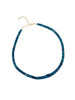 Edinburg Collection - London Blue Heshi Necklace - Adjustable Between 15-18" | Ulka Rocks