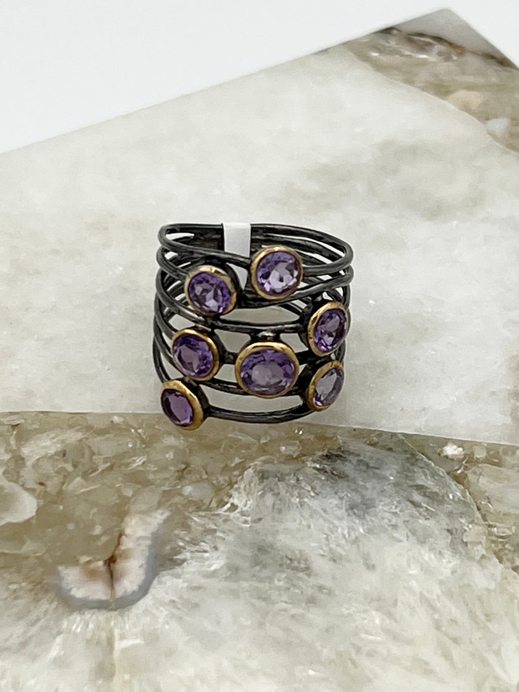 Sterling Silver Confetti Rings | Ulka Rocks