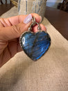 Sample Sale - Heart Gemstone Pendants
