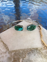 Eden Collection - Gemstone Sterling Silver Bracelet Cuffs - Multiple Stones Available | Ulka Rocks