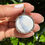Dendrite White Opal Pendants | Ulka Rocks