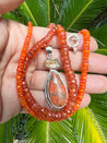 Custom Order for Alex - Sponge Coral Pendant and Sterling Silver Clasp