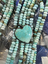 Custom Order for Judi - Turquoise and diamond heart pendant and Peruvian opal necklace with pave diamond clasp